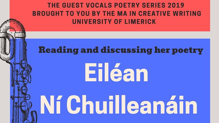 Eiléan Ní Chuilleanáin to read at University of Limerick: 24 October
